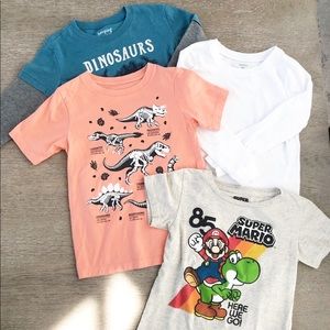 Lot of 4 Boys T-shirts size 4T